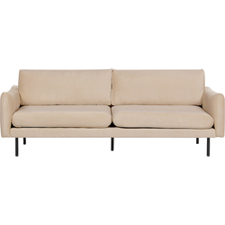 VINTERBRO - Driezitsbank - Beige  - Fluweel