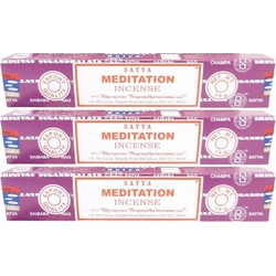 36 Nag Champa wierookstokjes Meditation 15 gram - Wierookstokjes