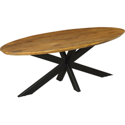 Starfurn Eettafel Brandy | 160 cm | Ovaal