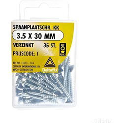 Spaanpl.schr. 3.5x30mm 35st