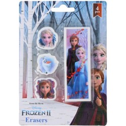 Disney Frozen Gummen - 4 stuks - Anna - Elsa - Olaf - Kinderen - Knutselen - Meisje