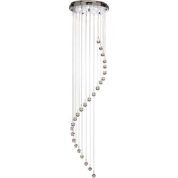 Hanglamp Hallway Metaal Ø30cm Chroom