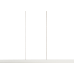 ARENAS - Hanglamp LED - Wit - Aluminium/Rubberhout