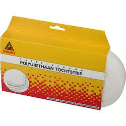 Tochtprofiel p.u.schuim wit 6m