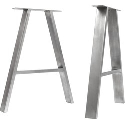 The Hairpin Leg Co. - A-frame - Industriële Poten - Tafel - H71xW58cm - Tafelpoten - Ruw Staal