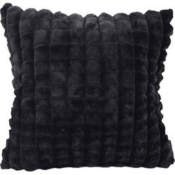 Sierkussen Mimi Fur Zwart | 45 x 45 cm | Polyester