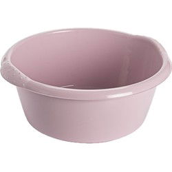 Hega Hoger Afwasteil - 10L - rond - roze - 38x16 cm - afwasbak - Afwasbak
