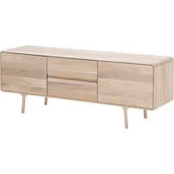 Fawn sideboard houten dressoir whitewash - 180 x 45 cm