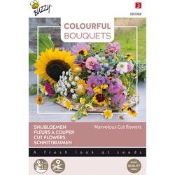 Bunte Blumensträuße Marvelous Cutflowers Samen - Buzzy