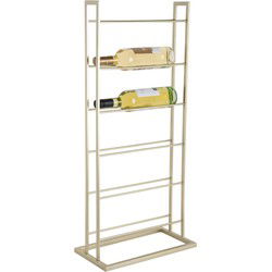 Wijnrek Single Floor - Goud geschilderd - 38x20x84.5cm