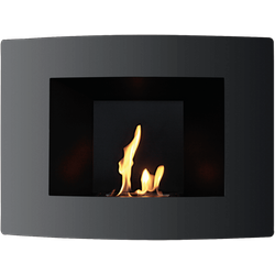 Tenderflame Wall 180 Steel Zwart