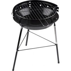 Houtskool Barbecue - rond - D33 x H43 cm - zwart - BBQ - driepoot - Houtskoolbarbecues