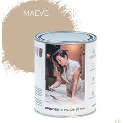 Spinder x Eva van de Ven 1L matte muurverf - Maeve