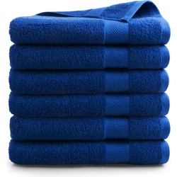 Handdoek Hotel Collectie - 6 stuks - 70x140 - klassiek blauw