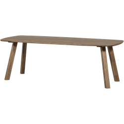 WOOOD Tablo Eettafel Deens Ovaal 220x100 - Eiken - Bruin