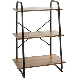 HakuShop Etagere | Eiken decor Melamine | 3 planken | Boekenrek | 60x36x93