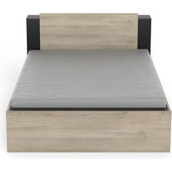 Bed van 140x190/200 cm met 2 laden en 2 vakken - L144,7 cm
