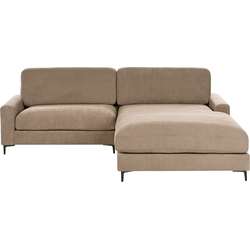 Beliani MALOY - Driezitsbank-Bruin-Polyester