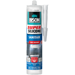 Super Silicone Sanitair Wit Koker 300 ml