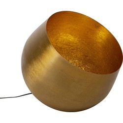Kare Vloerlamp Apollon Smooth Gold Ø50cm