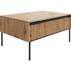 Meubella - Salontafel Timoteo - Eiken - 100 cm