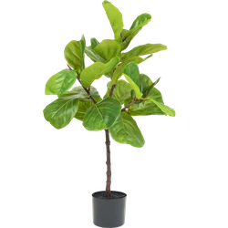 Hoyz Greenery - Kunstplant Ficus Tabaksplant 90 cm