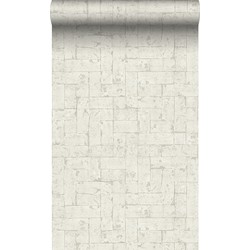 Origin Wallcoverings behang bakstenen lichtbeige - 53 cm x 10,05 m - 347568