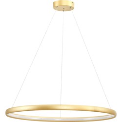 Cirkel lamp goud rond 26 W LED 80 cm 4000K 1560 lm