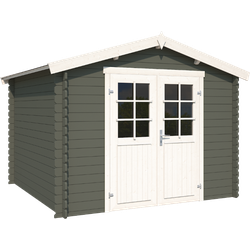 Blokhut Norah 275x275 Green Grey-Wit