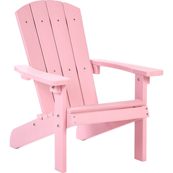 Beliani ADIRONDACK - Kinderstoel-Roze-Kunsthout