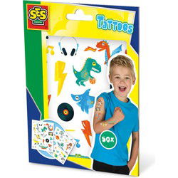 SES Creative Tattoos voor Kinderen 50 Stuks