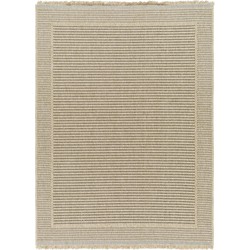  Buitenkleed - Balkon, Terras, Keuken - Jute-Look Tapijt PENNY - Beige/Zwart - 120x170 cm 