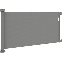 Uitschuifbaar Traphekje voor Huisdieren - 0-136 cm 87 cm Hoog - Grijs