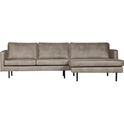 BePureHome Rodeo Chaise Longue Rechts Elephant Skin