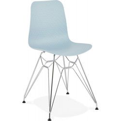 GAUDY design stoel 49x47x78 cm Blauw