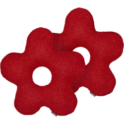 Beliani CAMPONULA - Sierkussen-Rood-Bouclé
