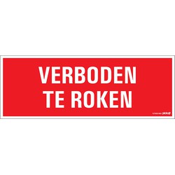 Deco picto verb.te roken