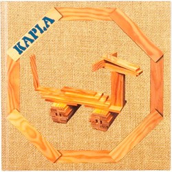 Kapla Kapla  houten bouwplankjes boek bruin vol. 4