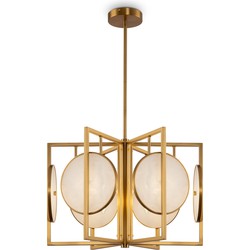 Maytoni - Hanglamp Marmo - Goud - Ø51,7