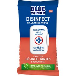 Desinfektions- und Reinigungstücher 72 Stück Blaues Wunder - HG