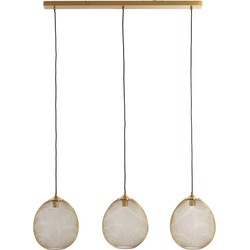 Light&living Hanglamp 3L 104x30x34 cm MOROC goud