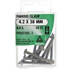 Parkers ck 4,2x38mm rvs 10st
