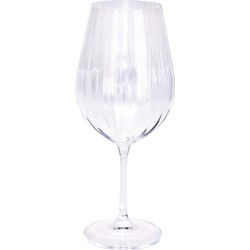 Wijnglazen - 12x st - 69 cl/690 ml - kristalglas -glazen voor rode wijn - Wijnglazen