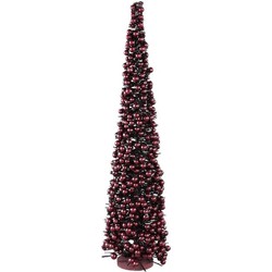 PTMD Decoratieve Kerstbal Calliope - 16x16x70 cm - Schuim - Rood