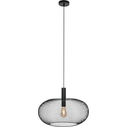 Anne Lighting hanglamp Cloud - zwart - luminium - 50 cm - E27 fitting - 3331ZW