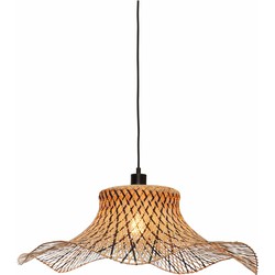 Hanglamp Ibiza - Bamboe/Zwart - 65x65x20cm