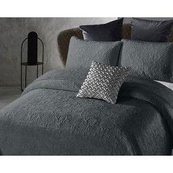 Dreamhouse Velvet Clara - Bedsprei - 180x250 + 1 kussensloop 60x70 - Antraciet