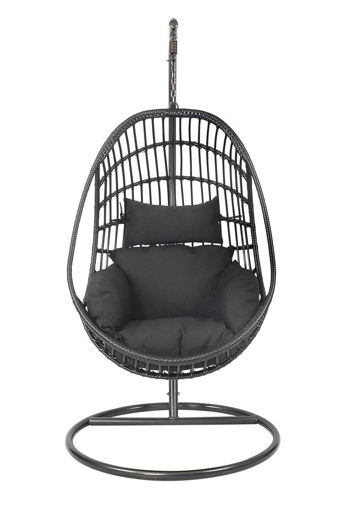 Outdoor Living hangstoel Sturdy - zwart - 