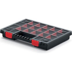 Kistenberg Sorteerbox/vakjes koffer - 20 vaks - kunststof - 34 cm - Opbergbox