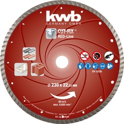 Diamantschijf cutfix red 230x22 mm - KWB